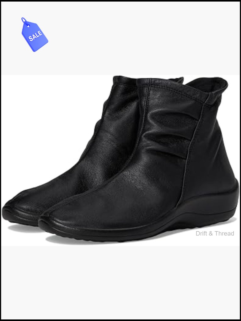 Twin Arch Support Bootie - Machine Washable Vegan Travel